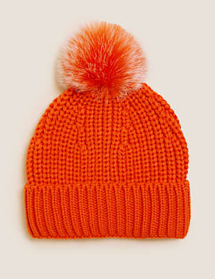 Knitted Pom Hat