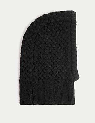 Knitted Cable Balaclava Hat