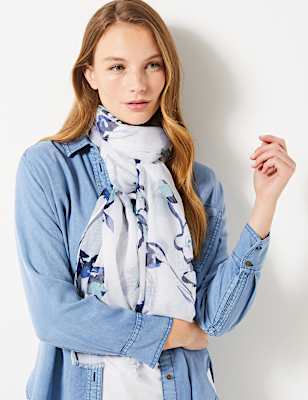 Floral Print Scarf