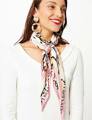 Floral Print Scarf