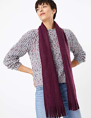 Knitted Brushed Scarf