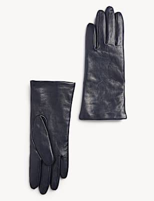 Leather Cashmere Lined Gloves