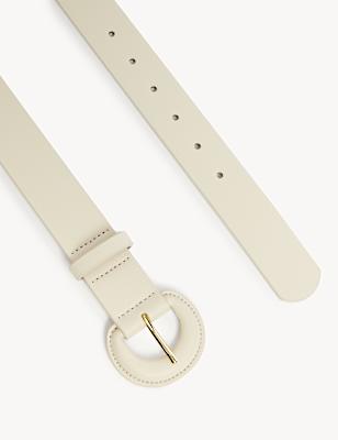 Faux Leather Lizard Effect Jeans Belt