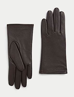Leather Warm Lined Gloves