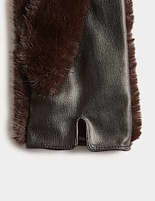 Faux Fur Gloves