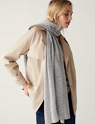 Pure Cashmere Oversized Scarf