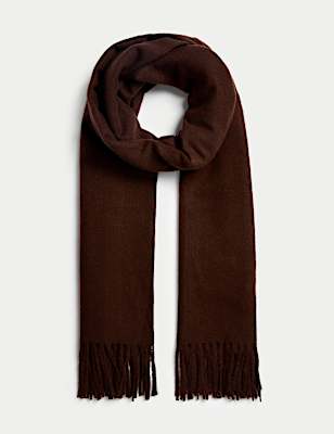 Woven Tassel Blanket Scarf