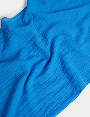 Linen Blend Textured Scarf