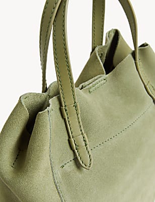 Suede Cross Body Bag