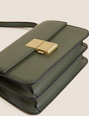 Faux Leather Cross Body Bag