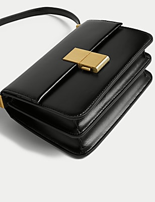 Faux Leather Cross Body Bag