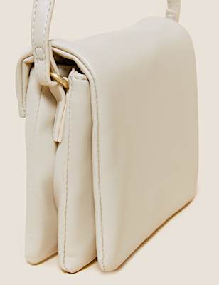 Faux Leather Mini Cross Body Bag