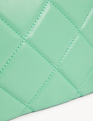 Faux Leather Mini Cross Body Bag