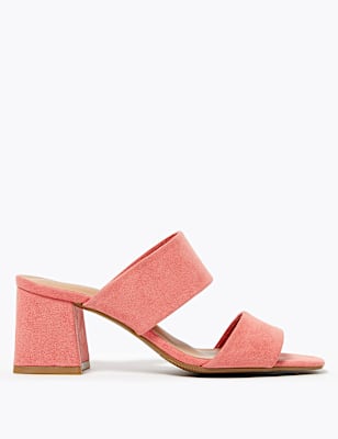 Block Heel Mules