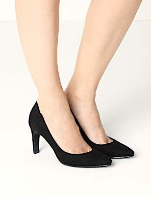 Stiletto Heel Pointed Court Shoes