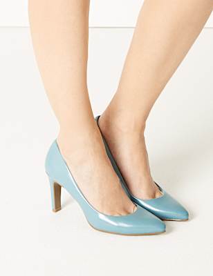 Stiletto Heel Pointed Court Shoes