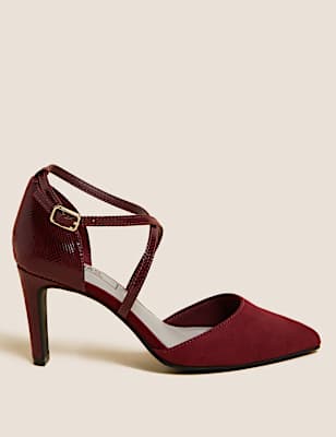 Wide Fit Stiletto Heel Court Shoes