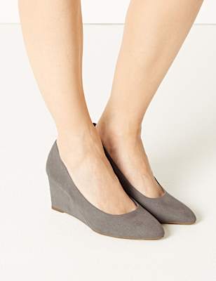 Wedge Court Shoes
