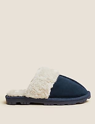 Suede Mule Slipper