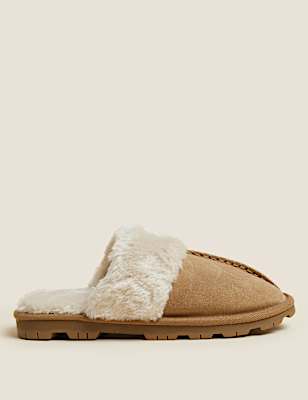 Suede Mule Slipper