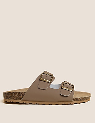 Leather Footbed Sandals
