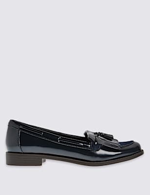 Patent Tassel Loafers