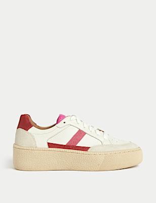 Lace Up Side Detail Trainers