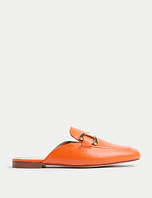 Leather Flat Loafers