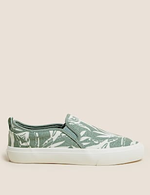 Canvas Slip On Trainers