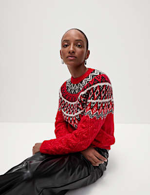 Fairisle Crew Neck Jumper