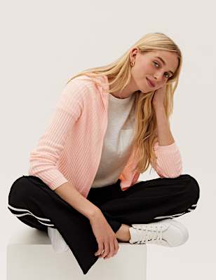 Supersoft Edge to Edge Hooded Cardigan