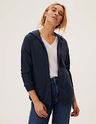 Supersoft Edge to Edge Hooded Cardigan