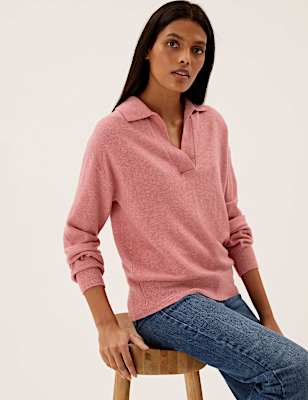 Collared Relaxed Jumper