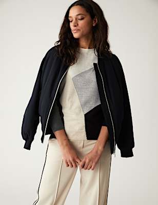 Supersoft Colour Block Crew Neck Jumper