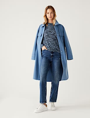 Supersoft Animal Print Crew Neck Jumper