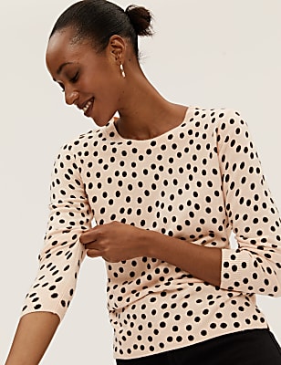 Supersoft Polka Dot Crew New Jumper