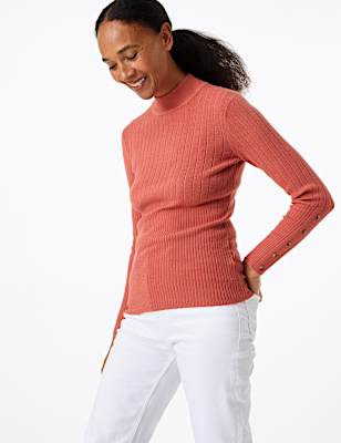Ribbed Fitted Jumper