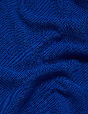 Soft Touch Ribbed V-Neck Jumper