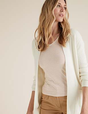 Soft Touch Knitted Longline Cardigan