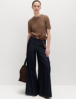 Cotton Rich Textured Knitted Top