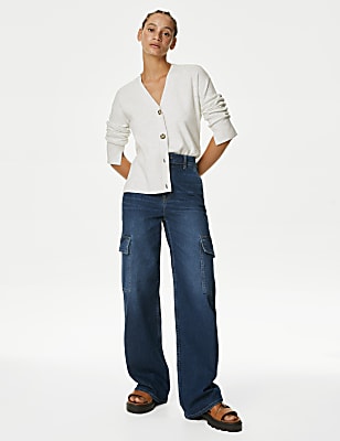 Soft Touch V-Neck Button Front Cardigan