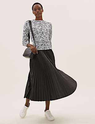 Animal Print Blouson Sleeve Jumper