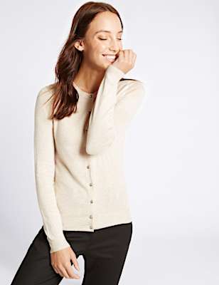 Round Neck Cardigan