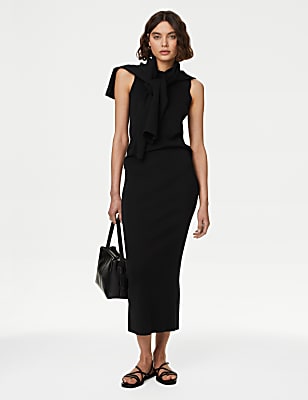 Crew Neck Knitted Vest