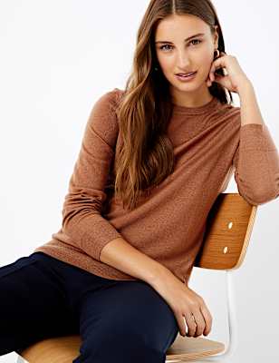 Pure Merino Wool Crew Neck Jumper