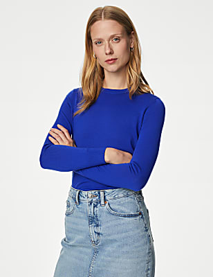 Pure Merino Wool Crew Neck Jumper