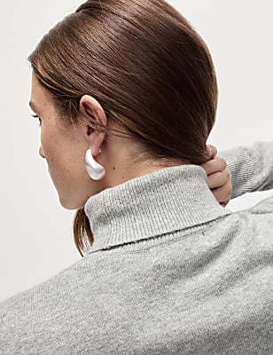 Air-Yarn Roll Neck Jumper