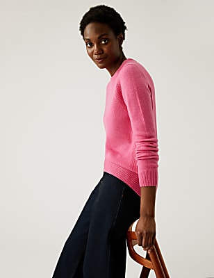 Lambswool Rich Crew Neck Jumper