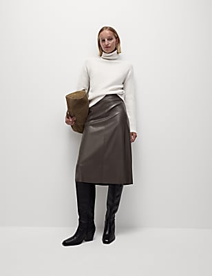 Cloud Yarn Textured Roll Neck Jumper