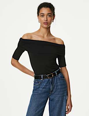 Jersey Bardot Top